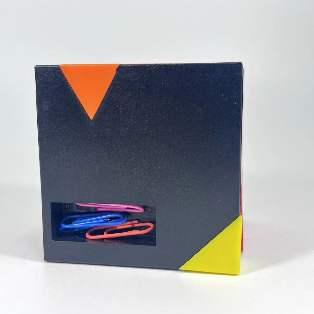 1980's Postmodern Magic Cube Desk Accessory by George Matsumoto Rare w/ Box